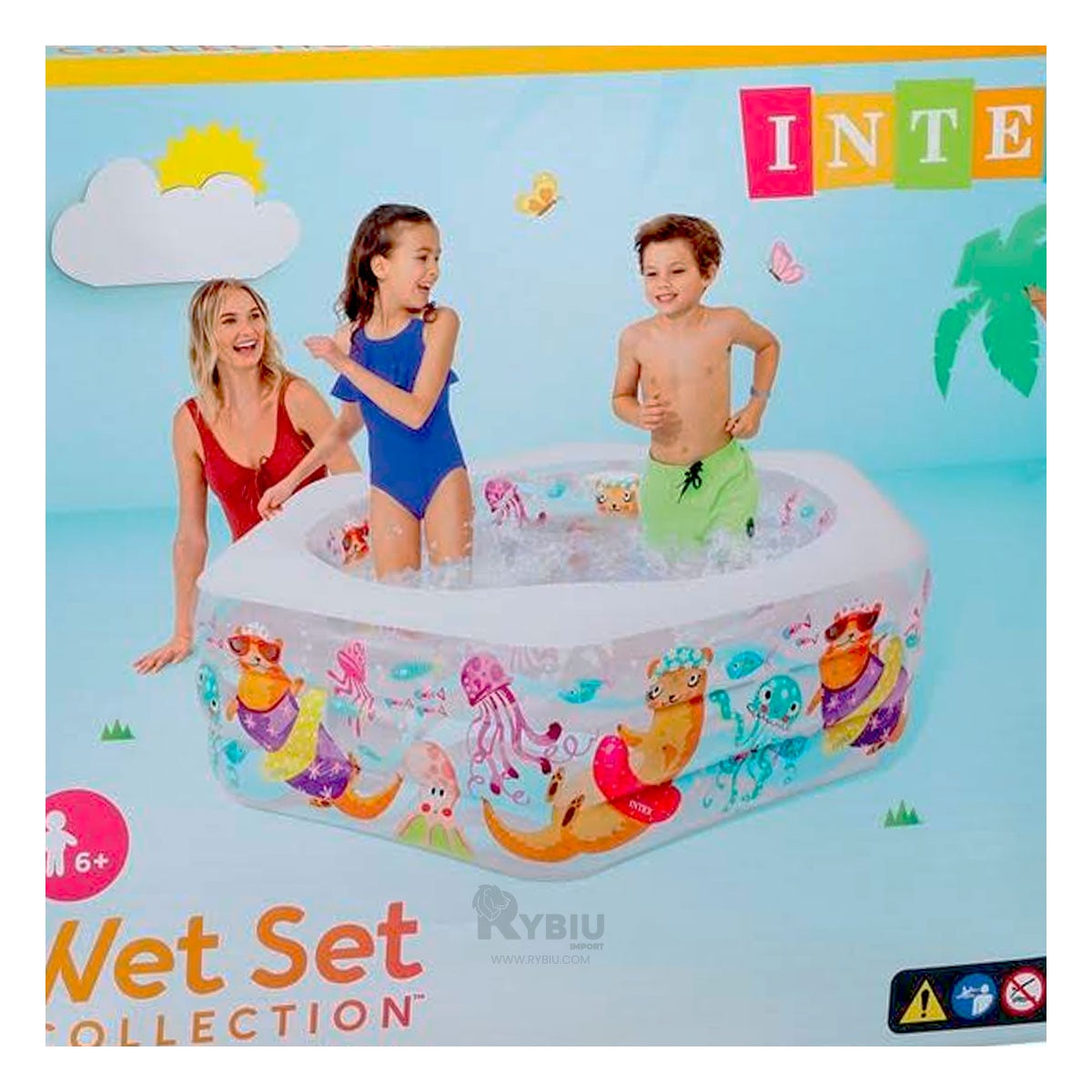 ALBERCA COMODO PARA INFANTES EN MULTICOLOR Y+GIFT STICKERS - 3