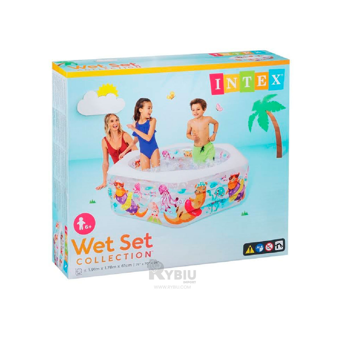 PISCINA SUAVE DISEÑO SUTIL EN MULTICOLOR Y+PAPEL DE REGALO - 2