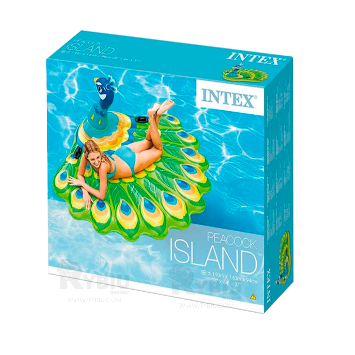 INFLABLE SIMPLE PARA NADAR DE PAVO Y+ENVOLTORIO DE REGALO - 1