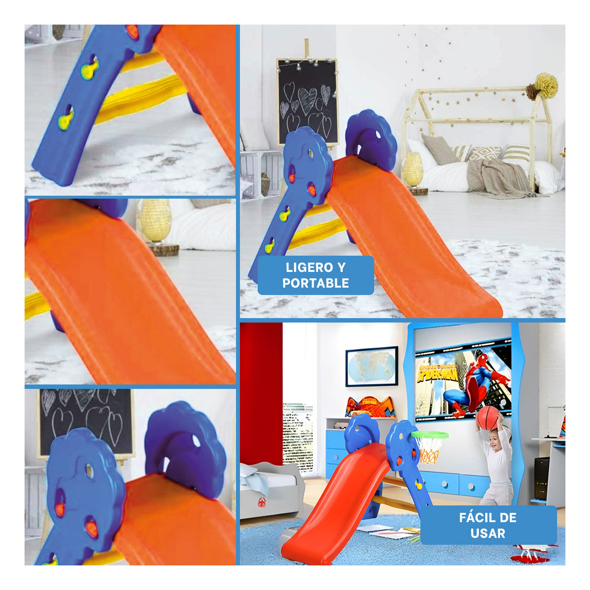 TOBOGAN DE ENTRETENIMIENTO EN MULTICOLOR Y+GIFT STICKERS - 3