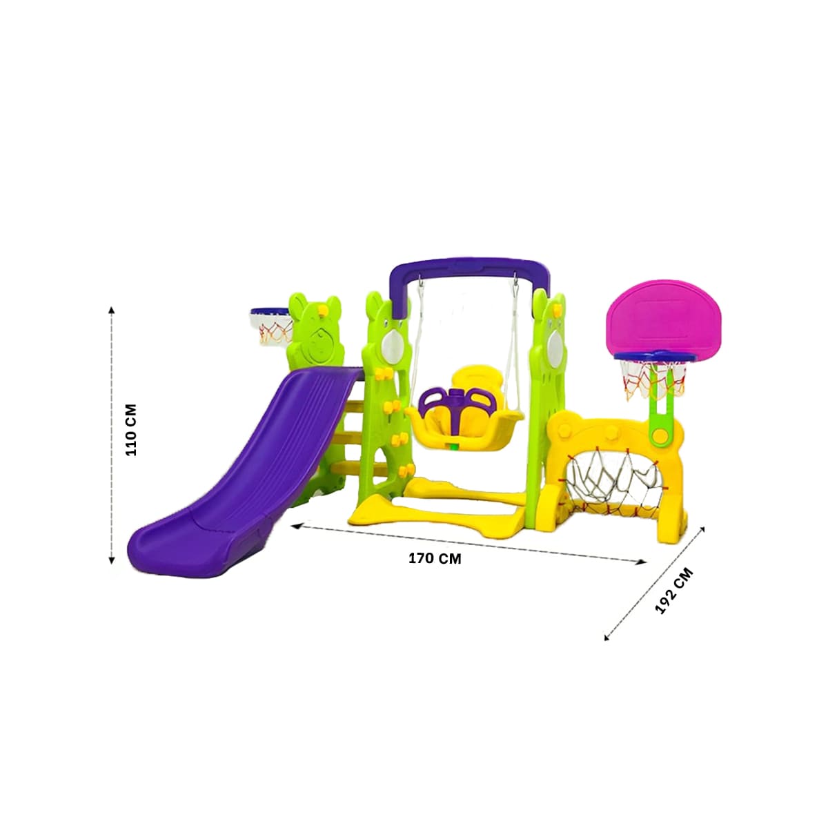 TOBOGAN FACIL DE DESARMAR EN MULTICOLOR Y+GIFT MINIAGENDA - 5
