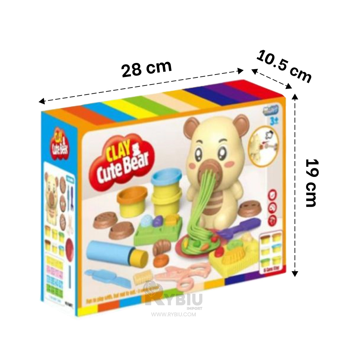 KIT NO TOXICO DE COLOR CAFE Y+ENVOLTORIO DE REGALO - 5