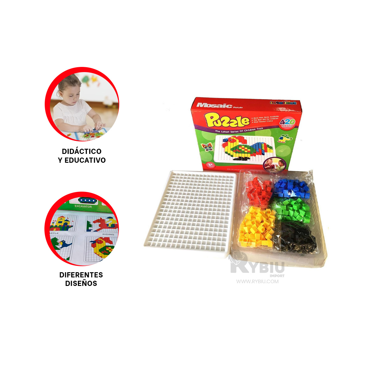 ACERTIJOS IDEALES PARA NIÑOS EN ROJO Y+BANDERITAS ADHESIVAS - 1