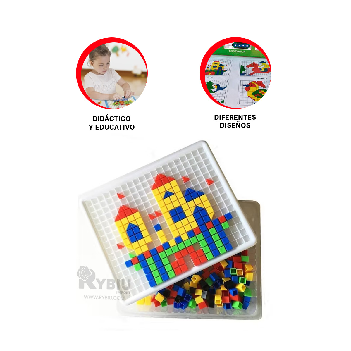 ACERTIJOS IDEALES PARA NIÑOS EN ROJO Y+BANDERITAS ADHESIVAS - 2