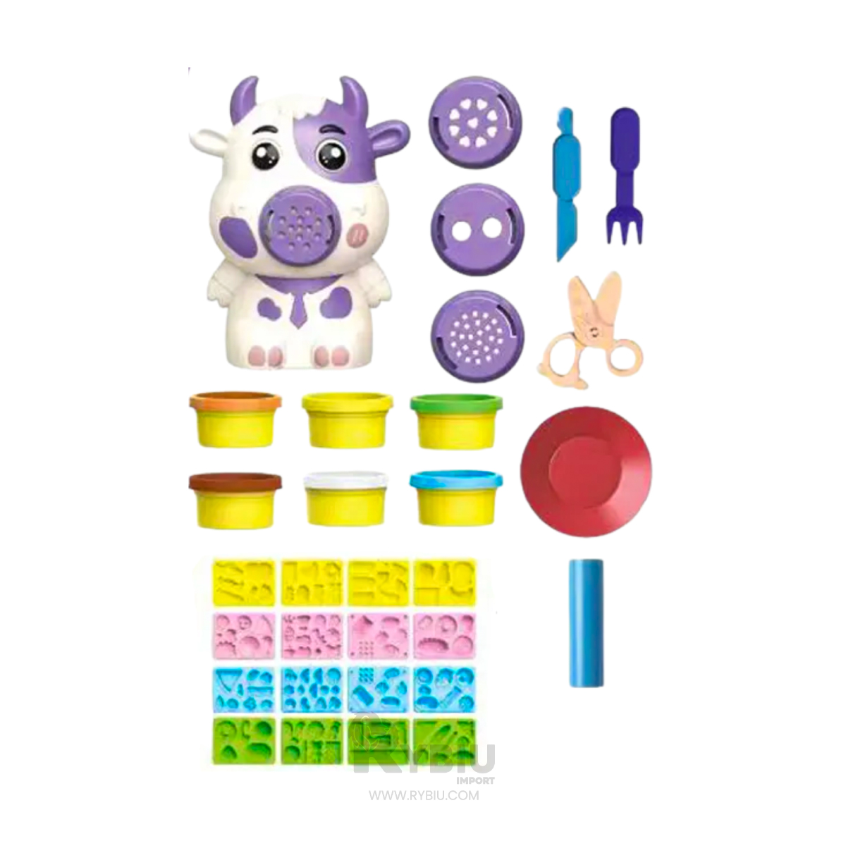 KIT CREATIVO Y COLORIDO CON VACA MORADO Y+REGALO AGENDITA - 2