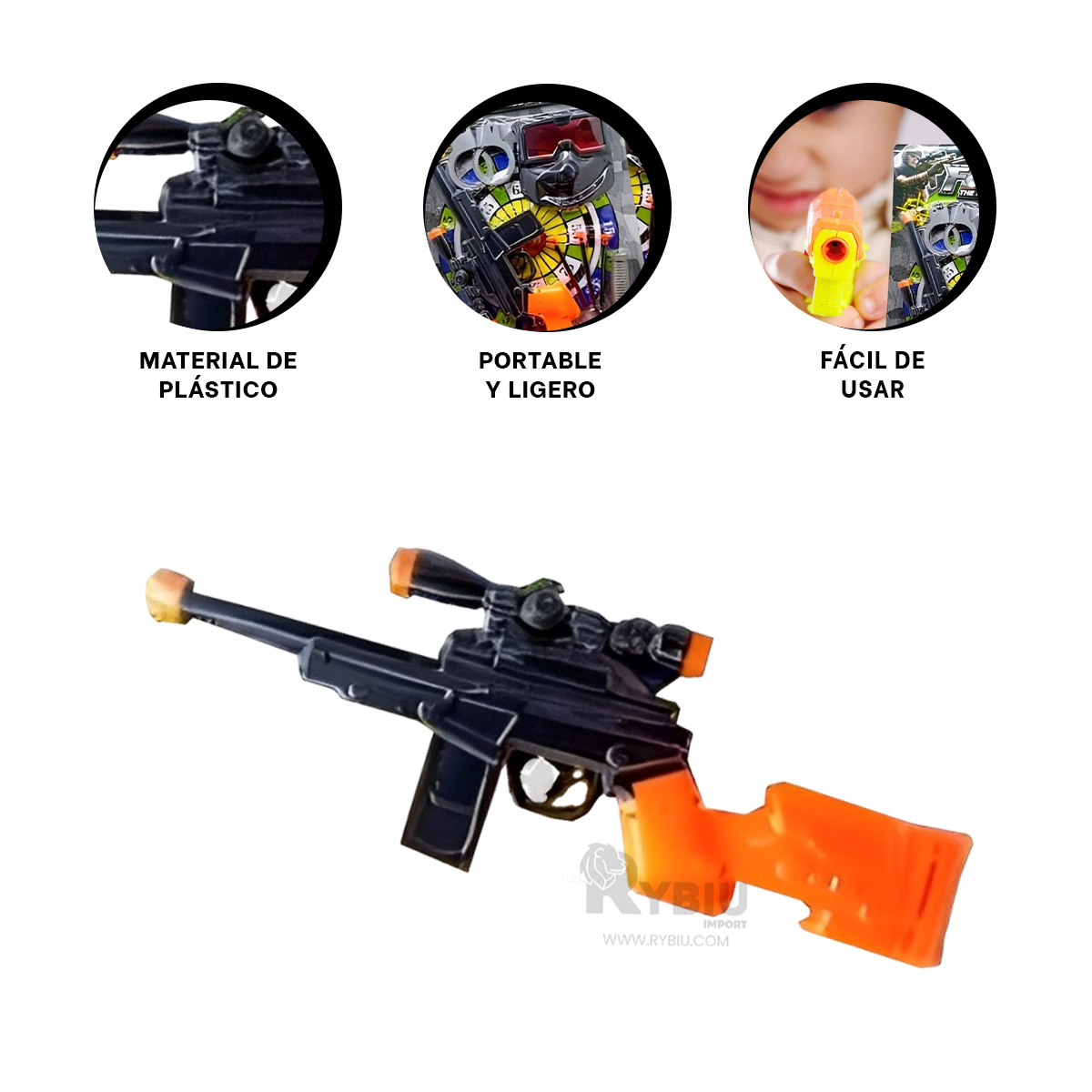 PAQUETE DE COMBATE DIVERTIDO EN NARANJA Y+REGALO STICKERS - 3