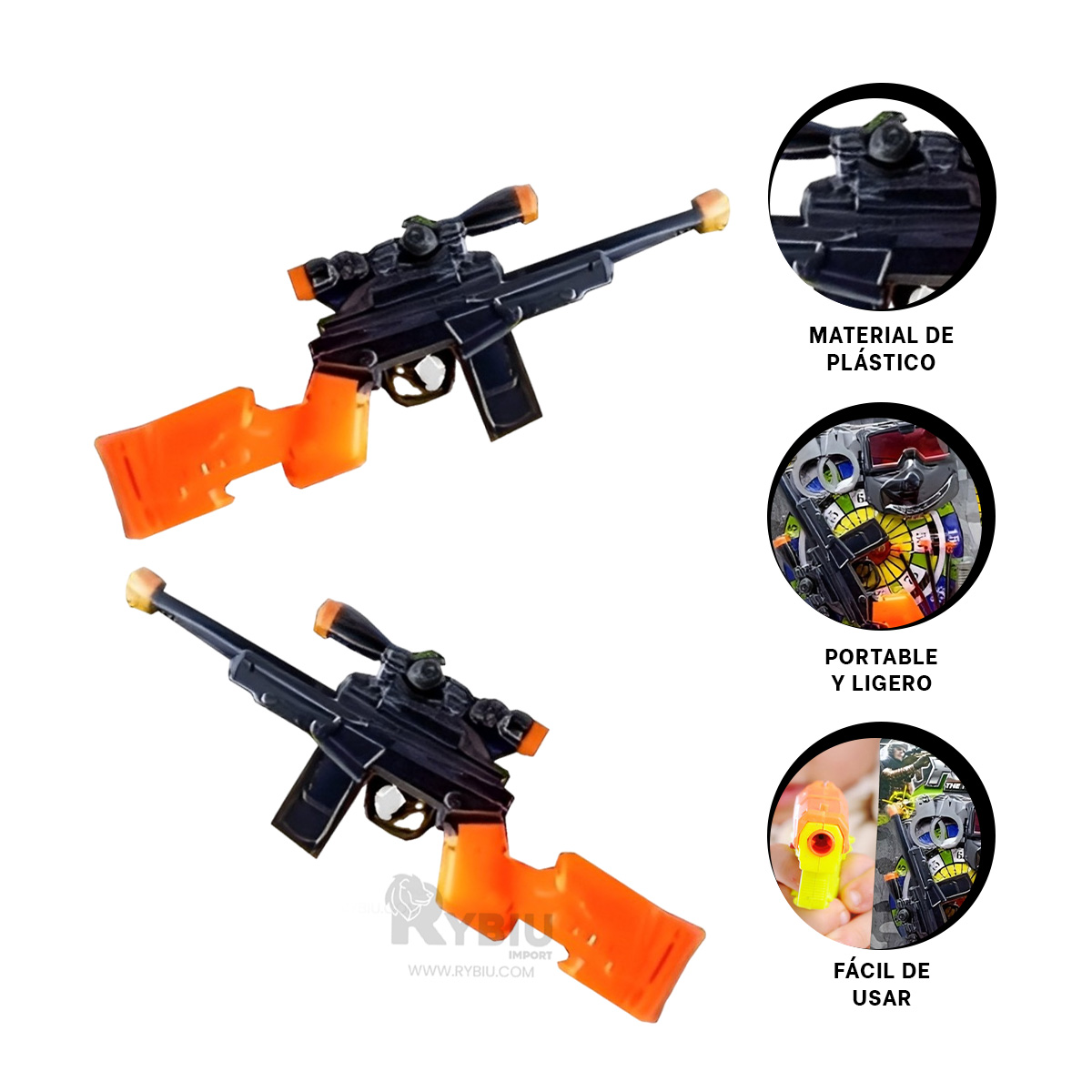 PAQUETE DE COMBATE DIVERTIDO EN NARANJA Y+REGALO STICKERS - 4