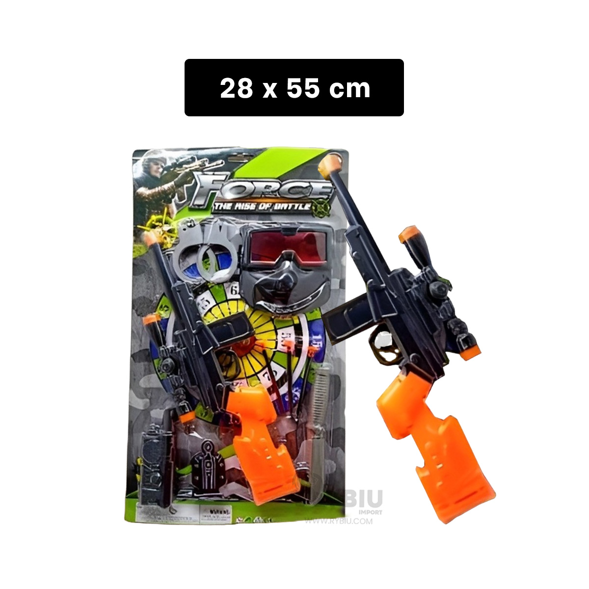 PAQUETE DE COMBATE DIVERTIDO EN NARANJA Y+REGALO STICKERS - 5