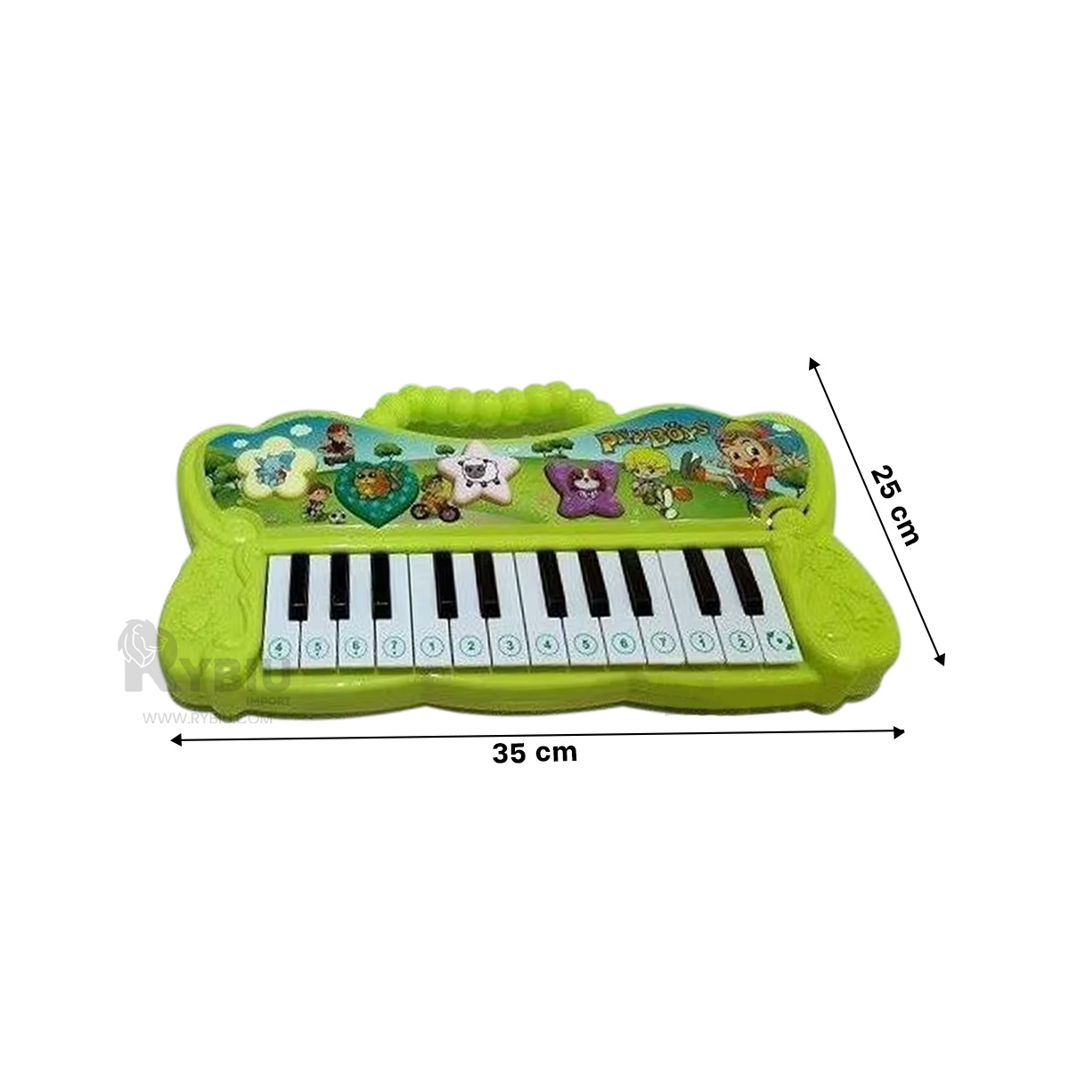 INSTRUMENTO PARA CHICOS DE VERDE Y+BANDERITAS ADHESIVAS - 5