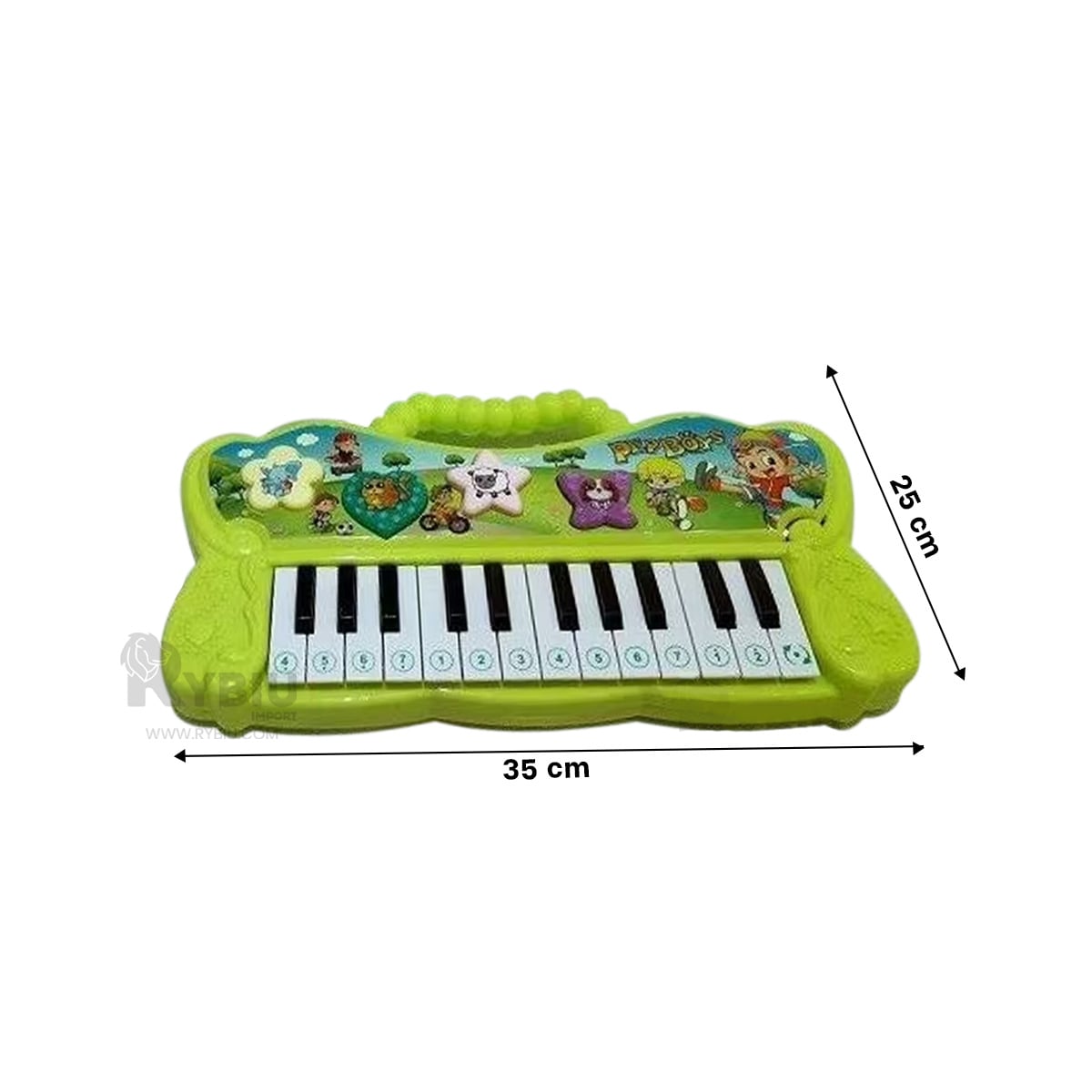 TECLADO CON EFECTO DE LUCES DE COLOR VERDE Y+GIFT MINIAGENDA - 5