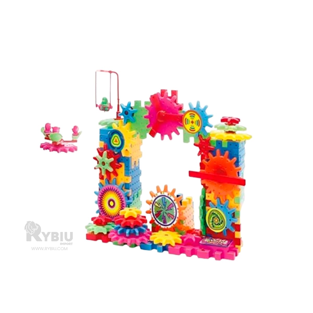 PIEZAS PARA CONSTRUIR DE MULTICOLOR Y+BANDERITAS ADHESIVAS - 1