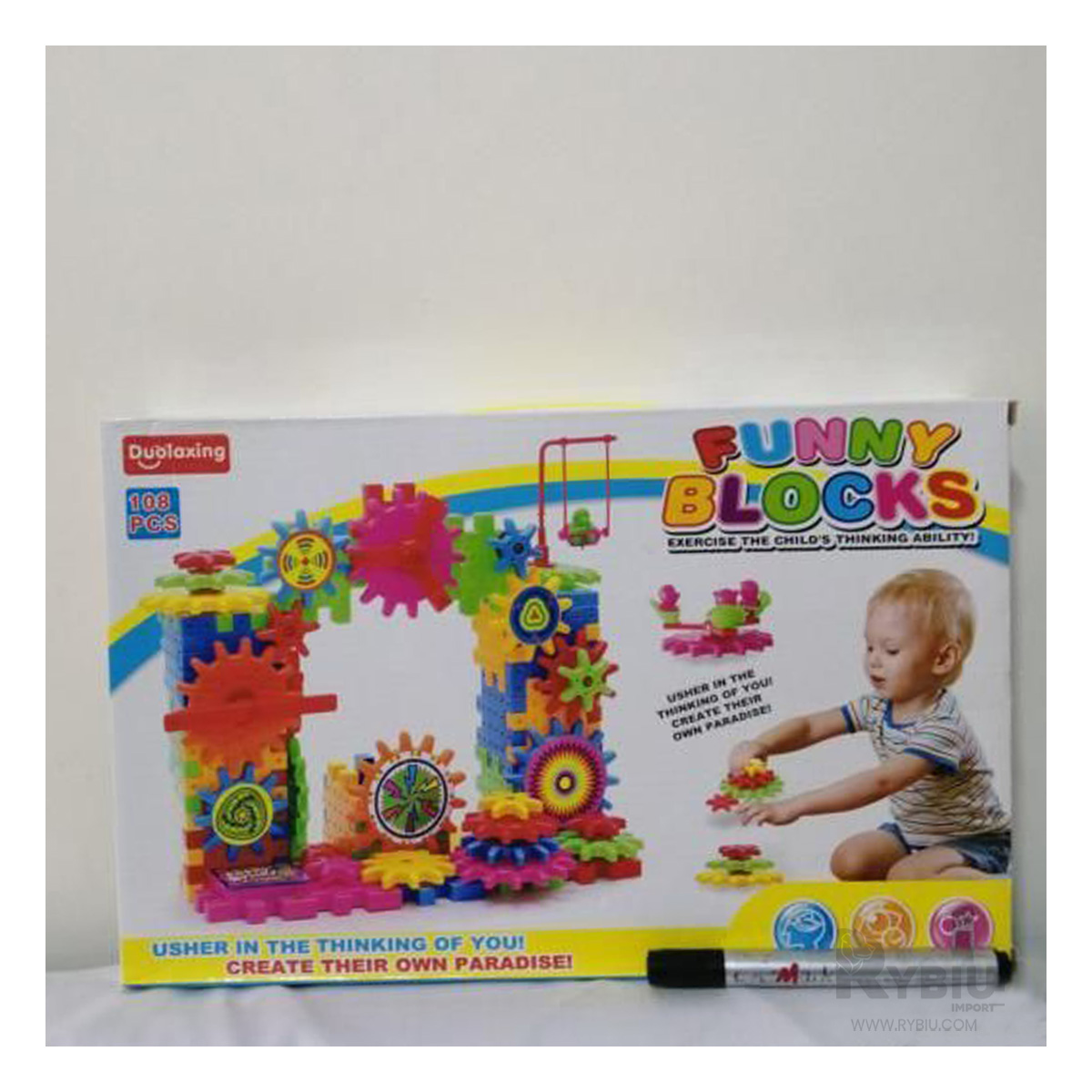 PIEZAS PARA CONSTRUIR DE MULTICOLOR Y+BANDERITAS ADHESIVAS - 4