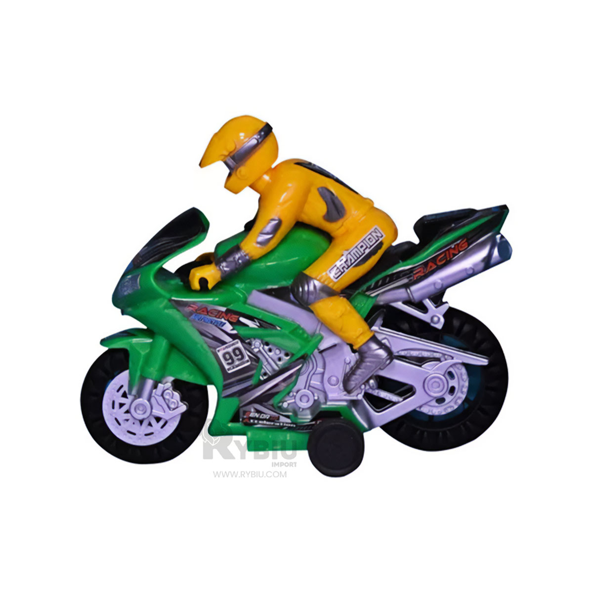 CICLOMOTOR PARA PEQUEÑOS DE COLOR VERDE Y+POST-IT ADHESIVOS - 1