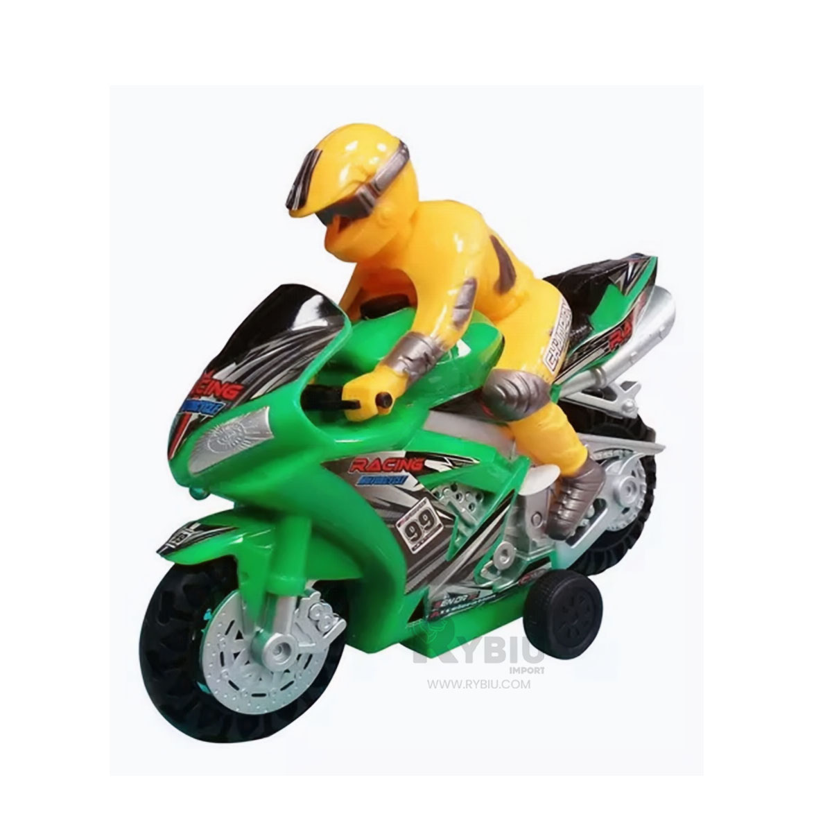 CICLOMOTOR PARA PEQUEÑOS DE COLOR VERDE Y+POST-IT ADHESIVOS - 3