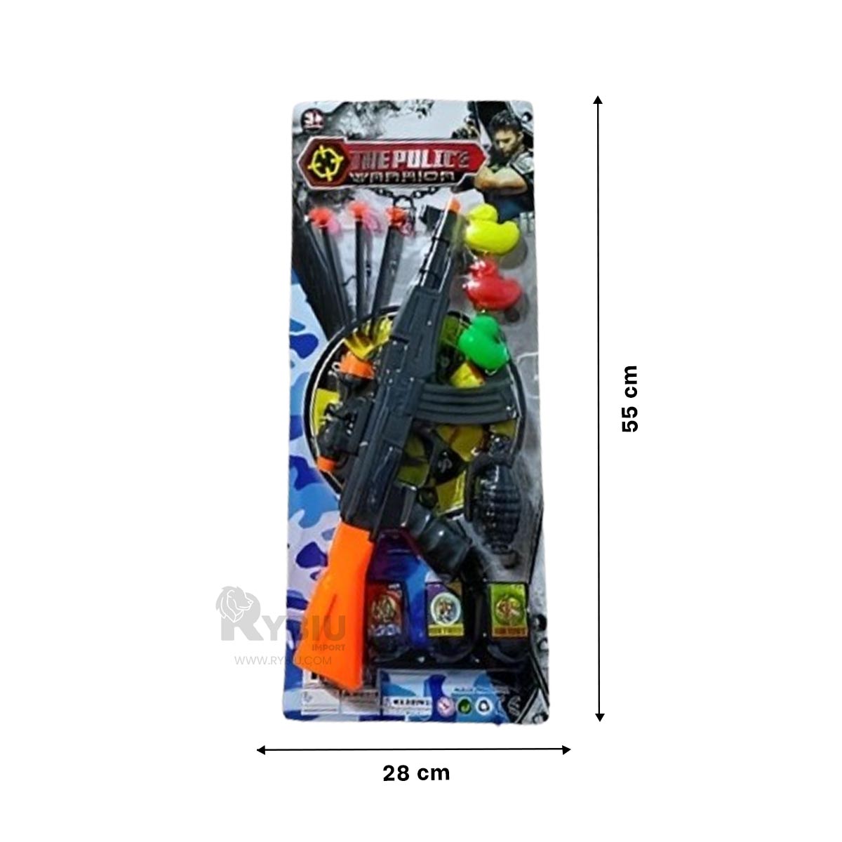 PACK DE JUEGO PARA CHICOS EN NEGRO Y+BANDERITAS ADHESIVAS - 1