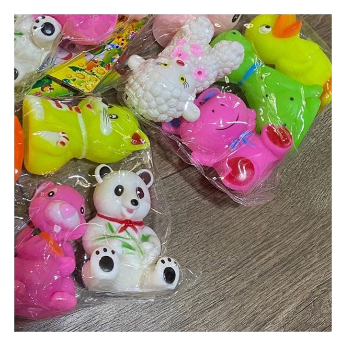 ANIMALES EDUCATIVOS 6 PIEZAS MULTICOLOR CHILLONES PARA NIÑOS YSTICKY - 4