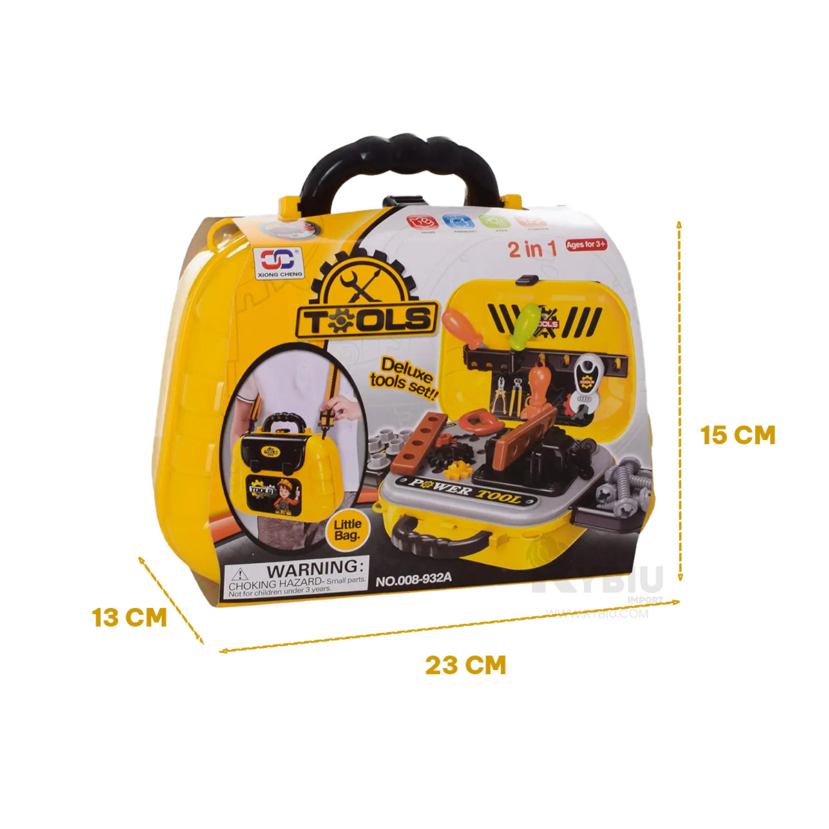 JUGUETE 2 EN 1 DE COLOR AMARILLO Y+ENVOLTORIO DE REGALO - 5