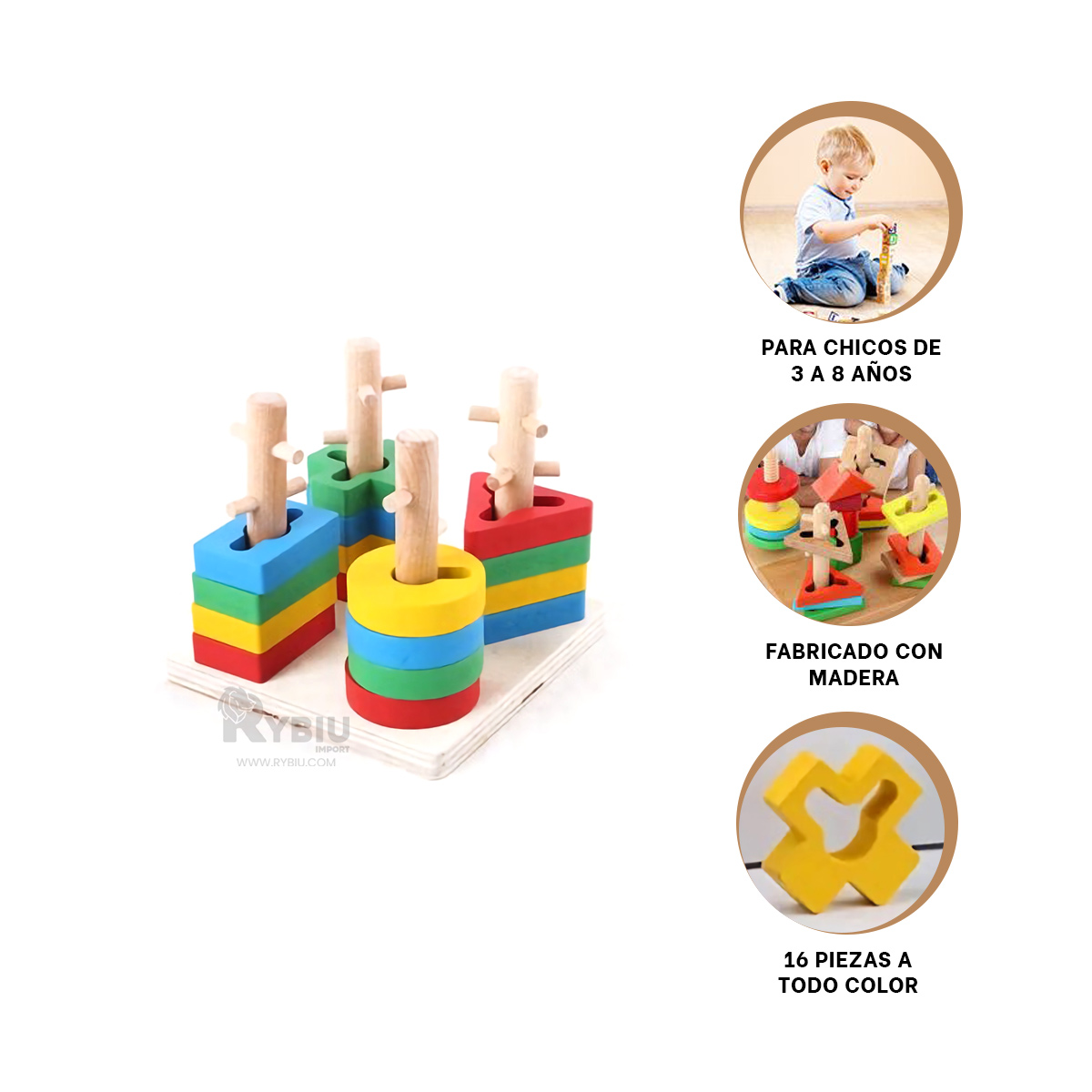 SET DE APRENDIZAJE CONTINUO EN MADERA Y+REGALO AGENDITA - 3