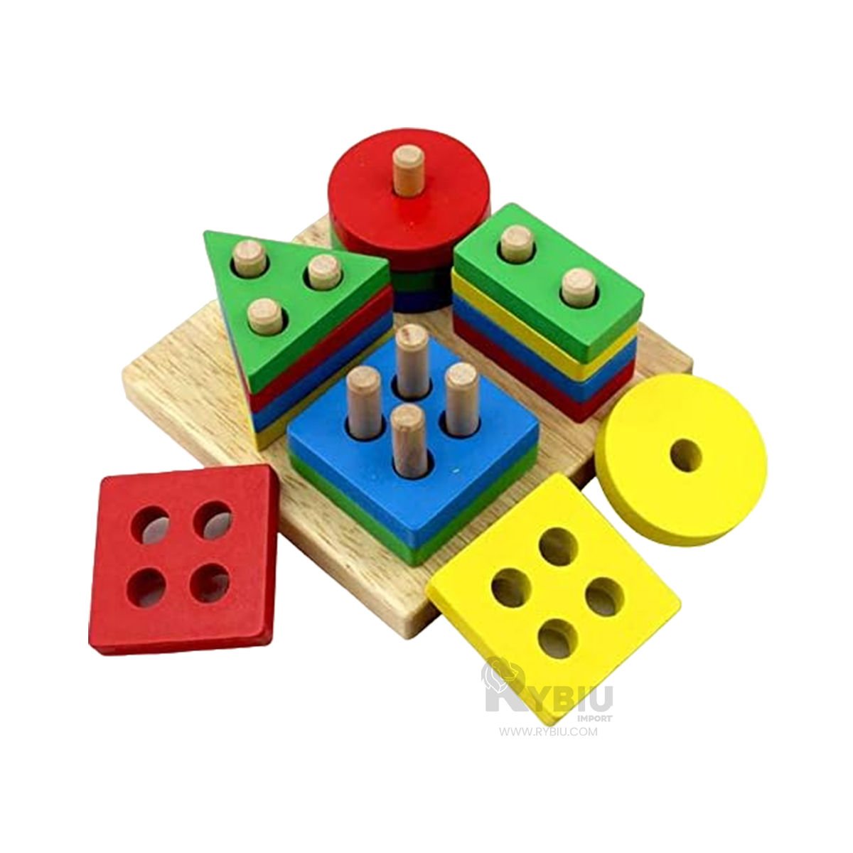 JUGUETE DIDACTICO PARA KIDS EN MADERA Y+PAPEL DE REGALO - 2