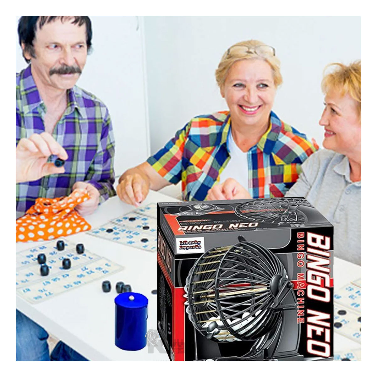 BINGO COMPACTO PARA JUGAR EN FAMILIA NEGRO Y+REGALO AGENDITA - 2