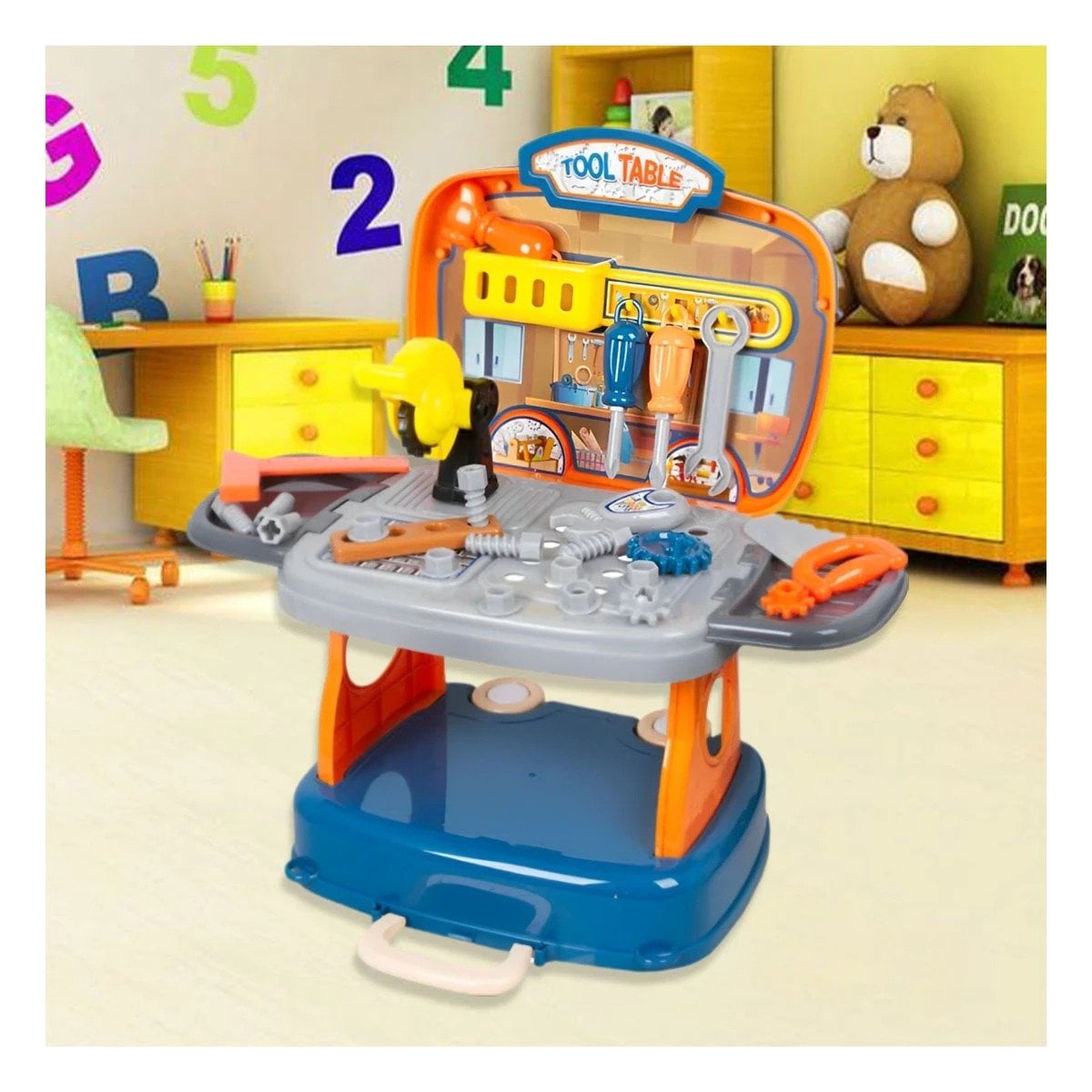 CONJUNTO DE JUGUETE HERRAMIENTAS MALETA EN CAJA PARA JUEGOS CREATIVOS YLIGAS REGALO - 2