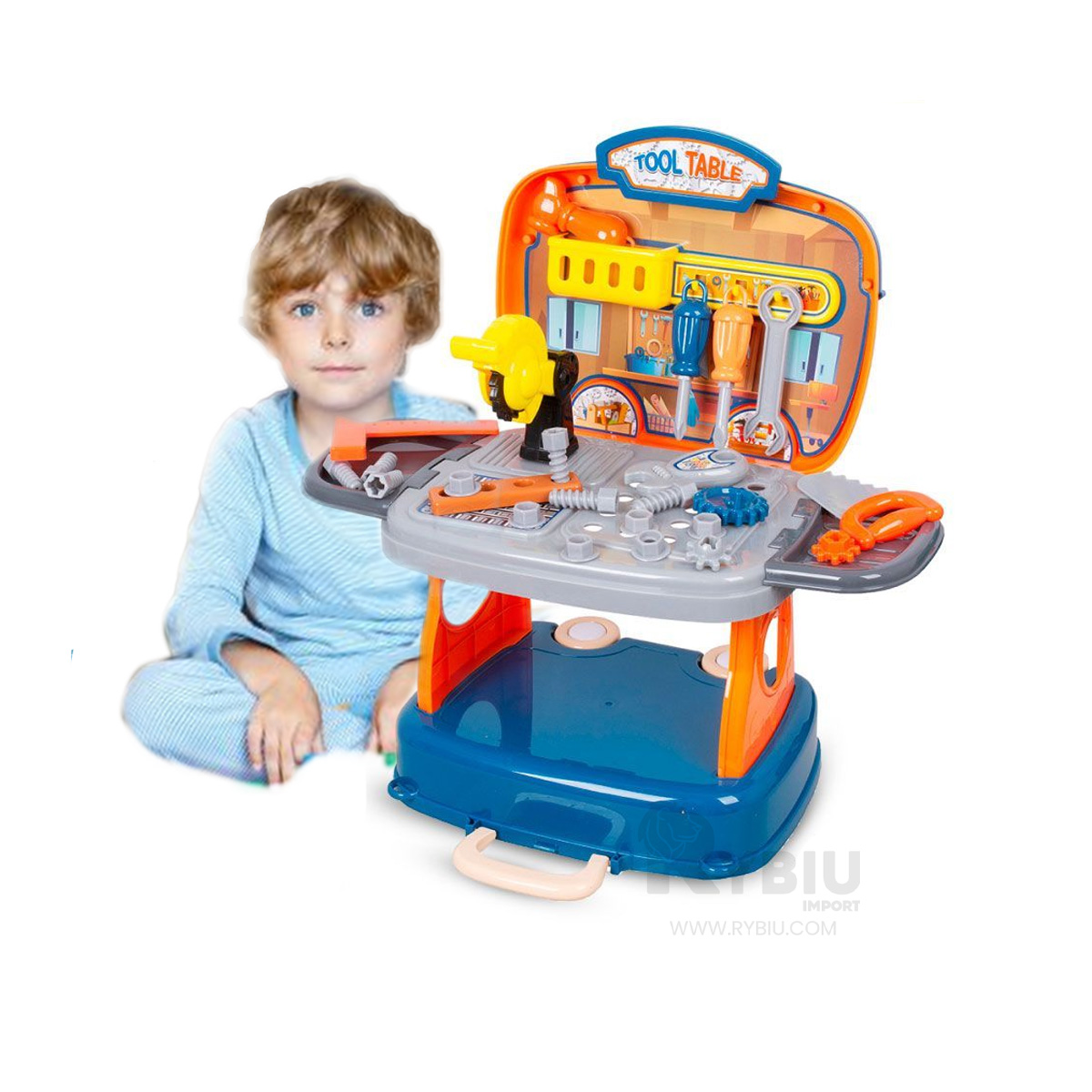 SET HERRAMIENTAS EN MALETA 3 EN 1 PARA JUGAR EN MULTICOLOR - 2