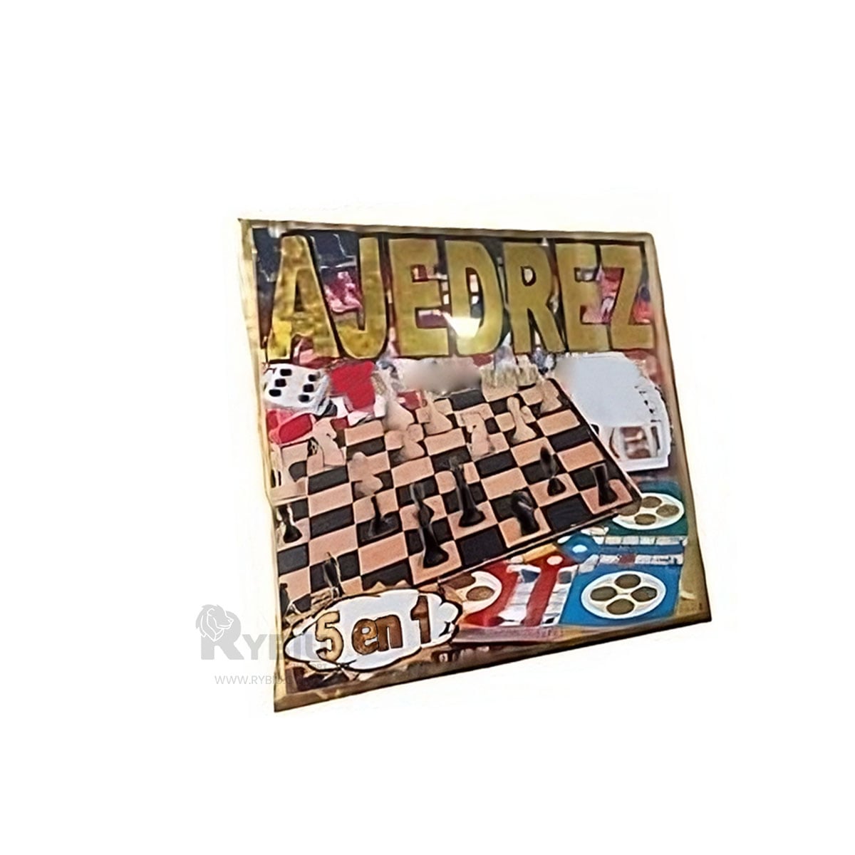 JUEGO DE MESA SENCILLO Y VERSATIL 5 EN 1 Y+PAPEL DE REGALO - 3