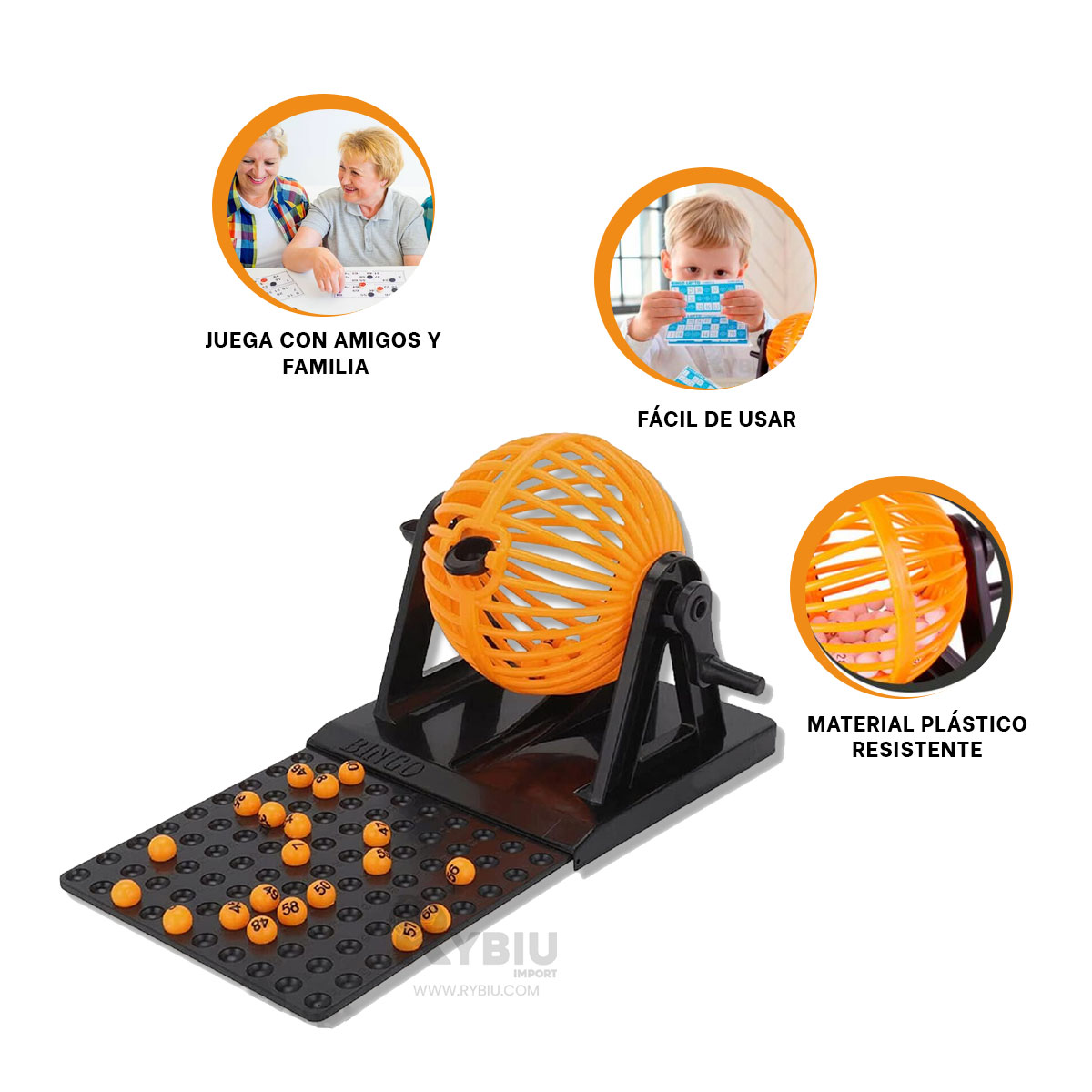 JUEGO DE BINGO ATRACTIVO COLOR NEGRO Y+GIFT MINIAGENDA - 3