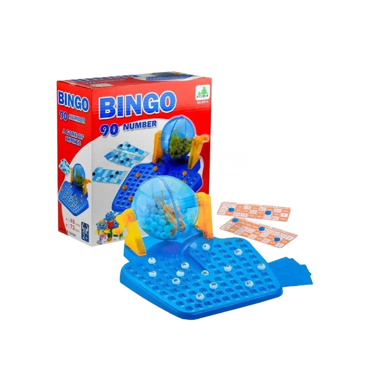 TIEMPO FAMILIAR CON 90 NUMEROS Y 48 CARTAS CELESTE PARA DIVERSION Y+LIGAS REGALO - 3