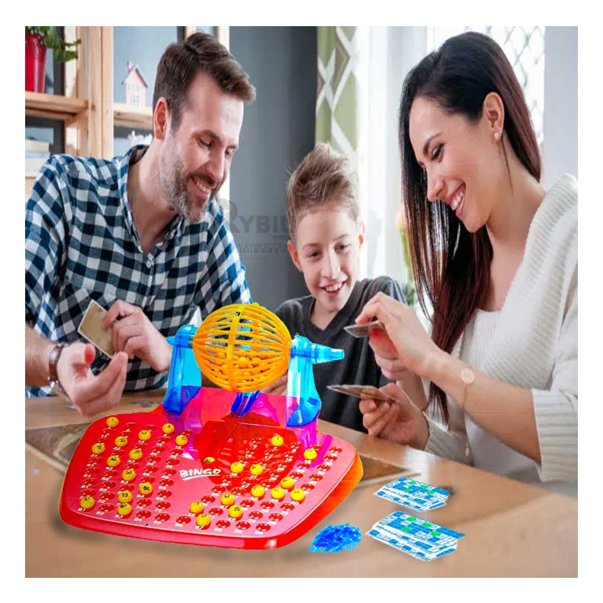 JUEGO EN CASA CON 90 NUMEROS DE COLOR ROJO Y+REGALO STICKERS - 2