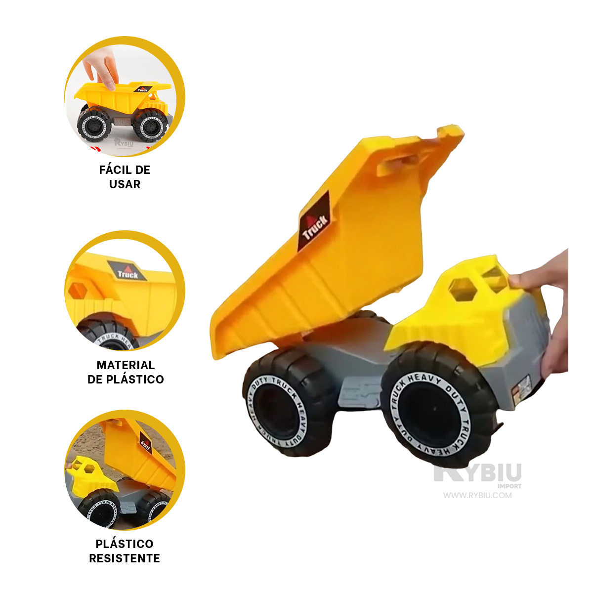 CARRO PARA TRANSPORTAR PIEDRAS EN AMARILLO Y+REGALO AGENDITA - 4
