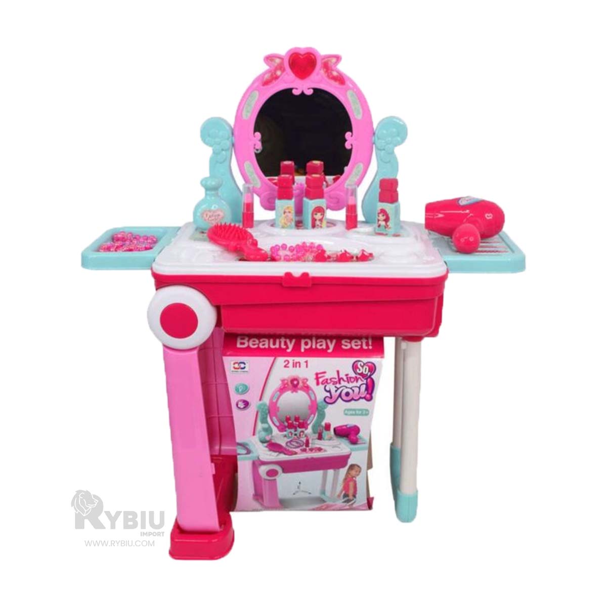 SET MAGNIFICO PARA NIÑAS EN COLOR ROSADO Y+PAPEL DE REGALO - 1