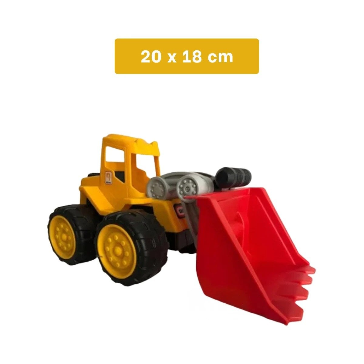 VERSION CARRO CONSTRUCTOR EXCAVADORA PARA AMBIENTE DE HOGAR Y JUEGO YSTICKY - 4