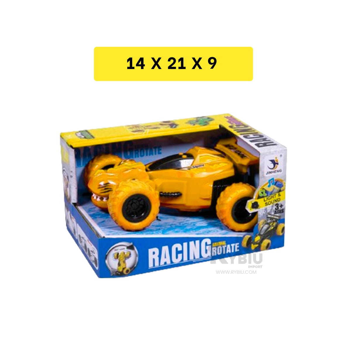CARRO VERSATIL PARA KIDS EN COLOR AMARILLO Y+PAPEL DE REGALO - 5