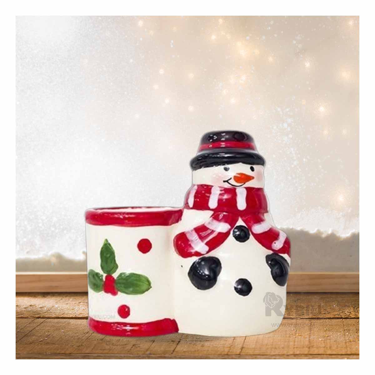 ORGANIZADOR LINDO DE MUÑECO DE NIEVE RYBIU NA28710 +POST-IT ADHESIVOS - 1