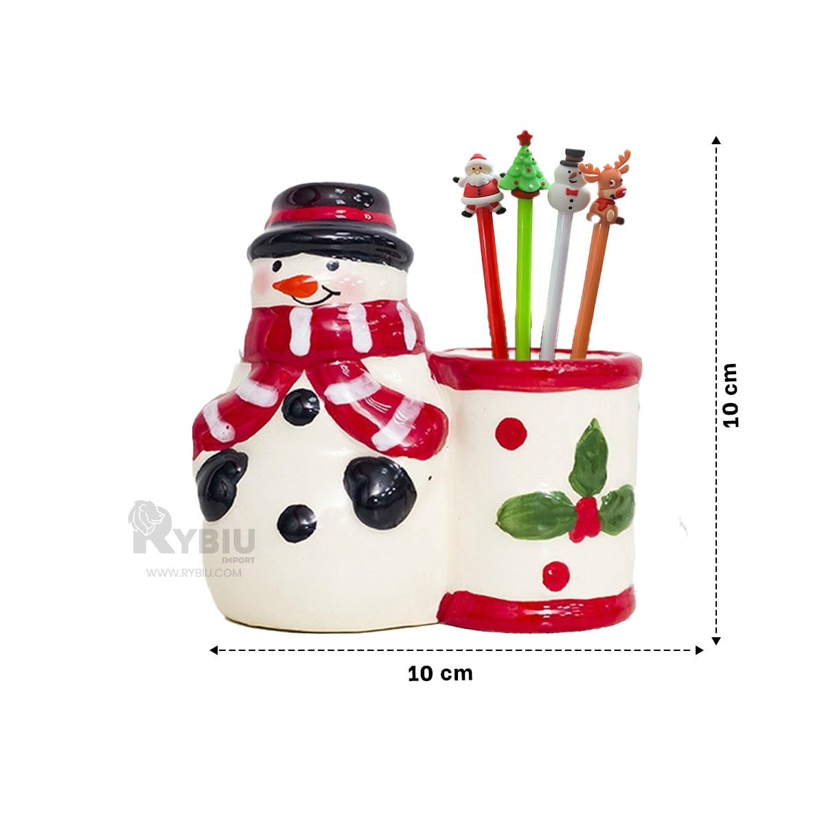 ORGANIZADOR LINDO DE MUÑECO DE NIEVE RYBIU NA28710 +POST-IT ADHESIVOS - 5