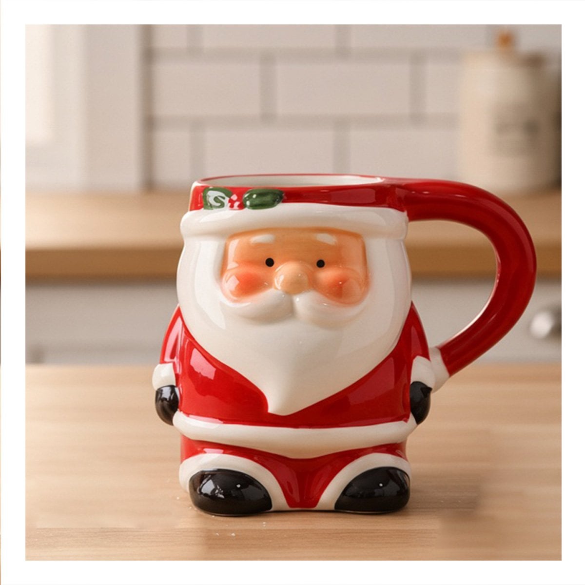 TAZA RYBIU NAVIDEÑAS CUTIVADOR Y SENCILLO DE LAVAR DE PAPA NOEL LCN-09 - 1