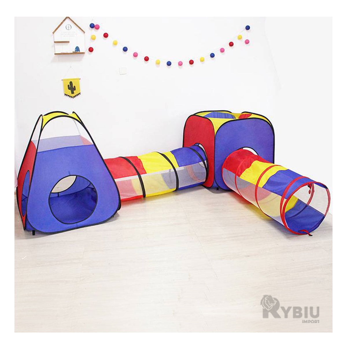 CARPA LIGERA BONITA EN MULTICOLOR Y+PAPEL DE REGALO - 1
