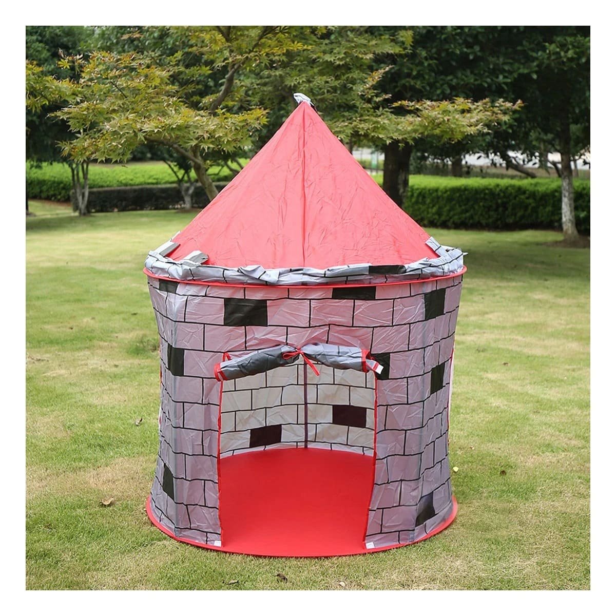 CARPA RAPIDA DE NIÑO DE CAMPO MG-801 EB ROJO PARA USO EXTERIOR Y+LIGAS REGALO - 2