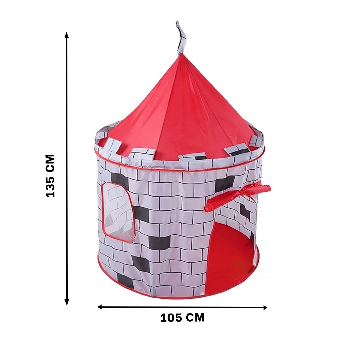 CARPA RAPIDA DE NIÑO DE CAMPO MG-801 EB ROJO PARA USO EXTERIOR Y+LIGAS REGALO - 4