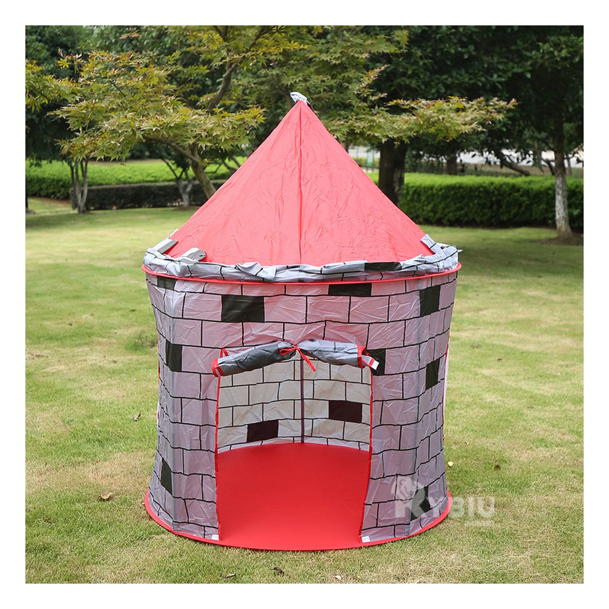 CARPA DE JUEGO PARA NIÑOS COLOR ROJO Y+PAPEL DE REGALO - 4