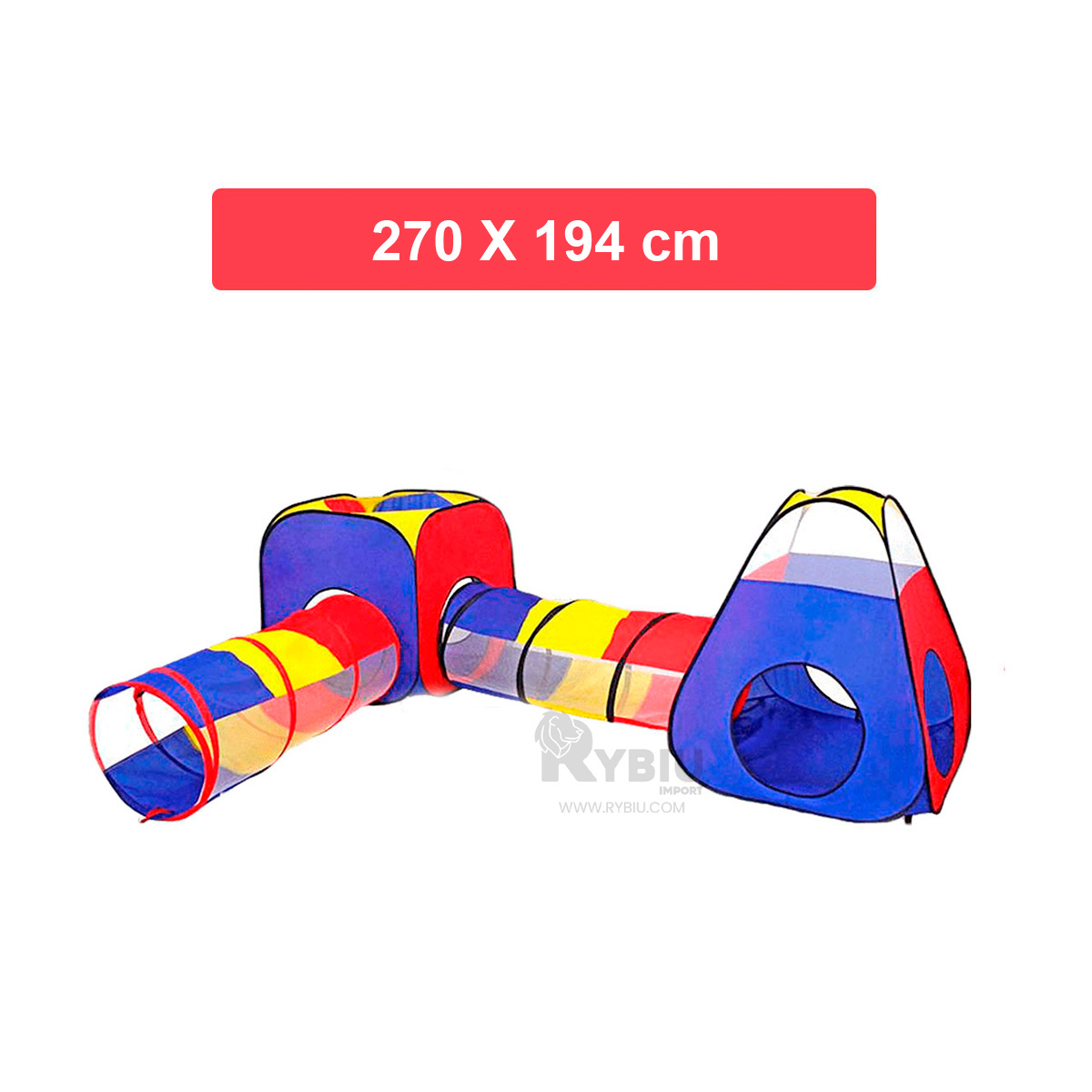 CASITA RESISTENTE CON TUNEL EN MULTICOLOR Y+GIFT STICKERS - 5