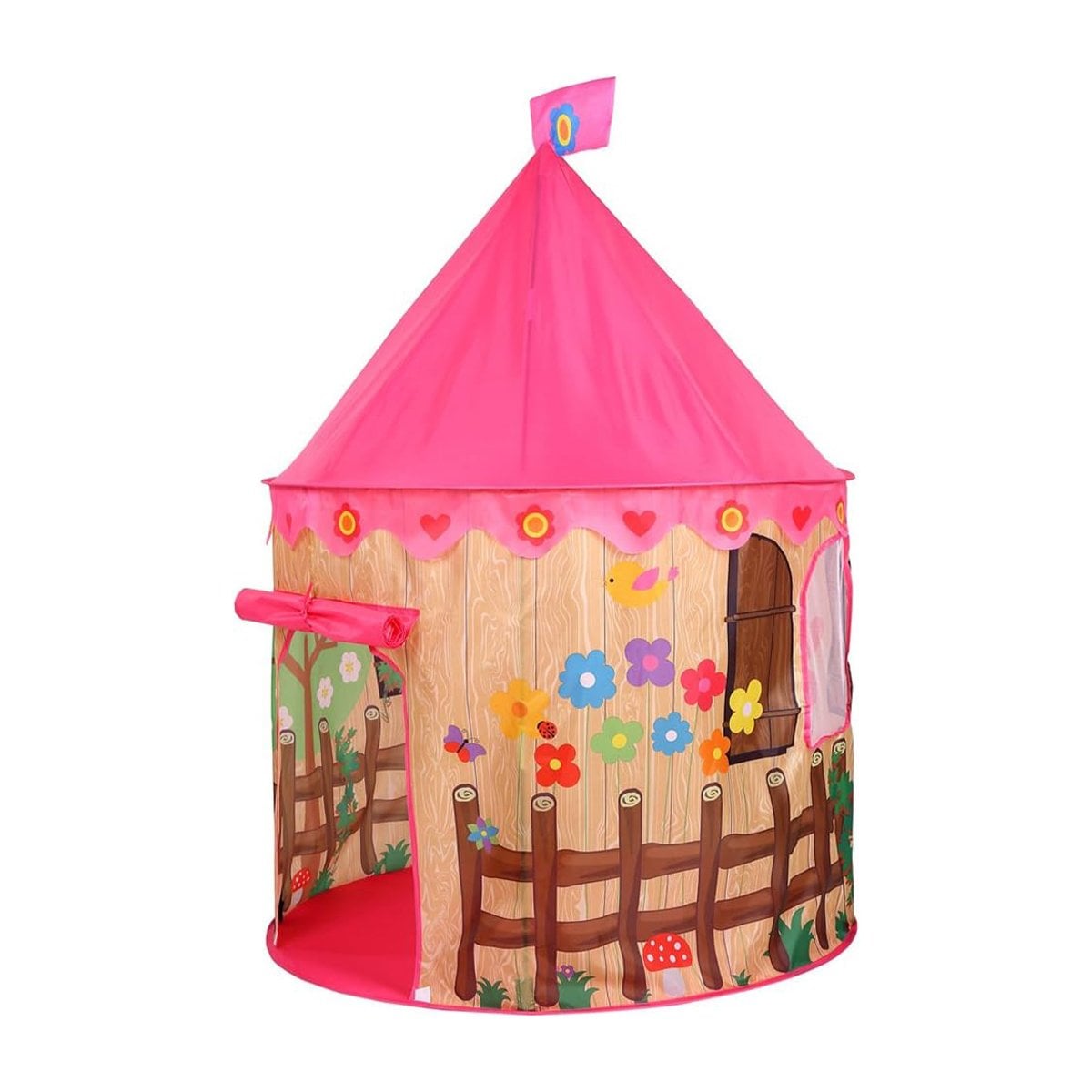 CARPA RAPIDA DE NIÑO DE CAMPO MG-801 EB ROSADO PARA USO EXTERIOR Y+LIGAS REGALO - 3