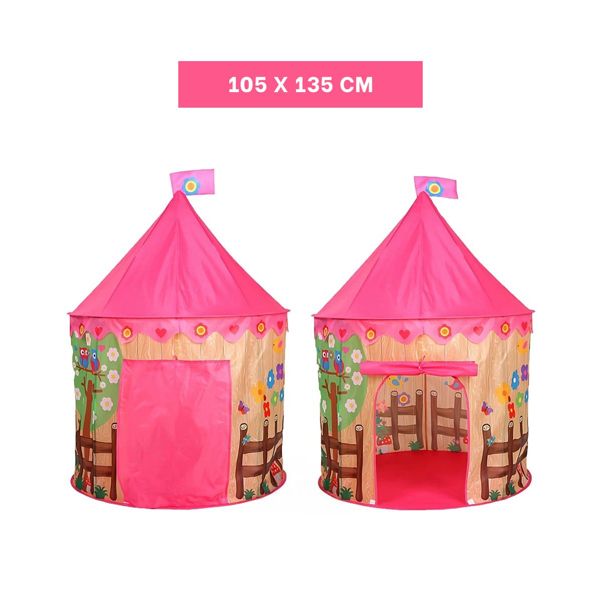 CARPA RAPIDA DE NIÑO DE CAMPO MG-801 EB ROSADO PARA USO EXTERIOR Y+LIGAS REGALO - 4