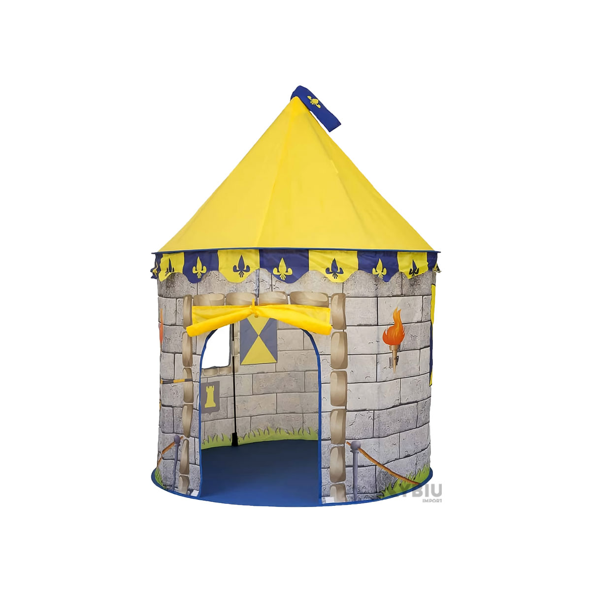 CARPA RYBIU 2 PERSONAS MG-801 CASITA CAMPO ELEGANTE AMARILLO + GIFT MINIAGENDA - 1