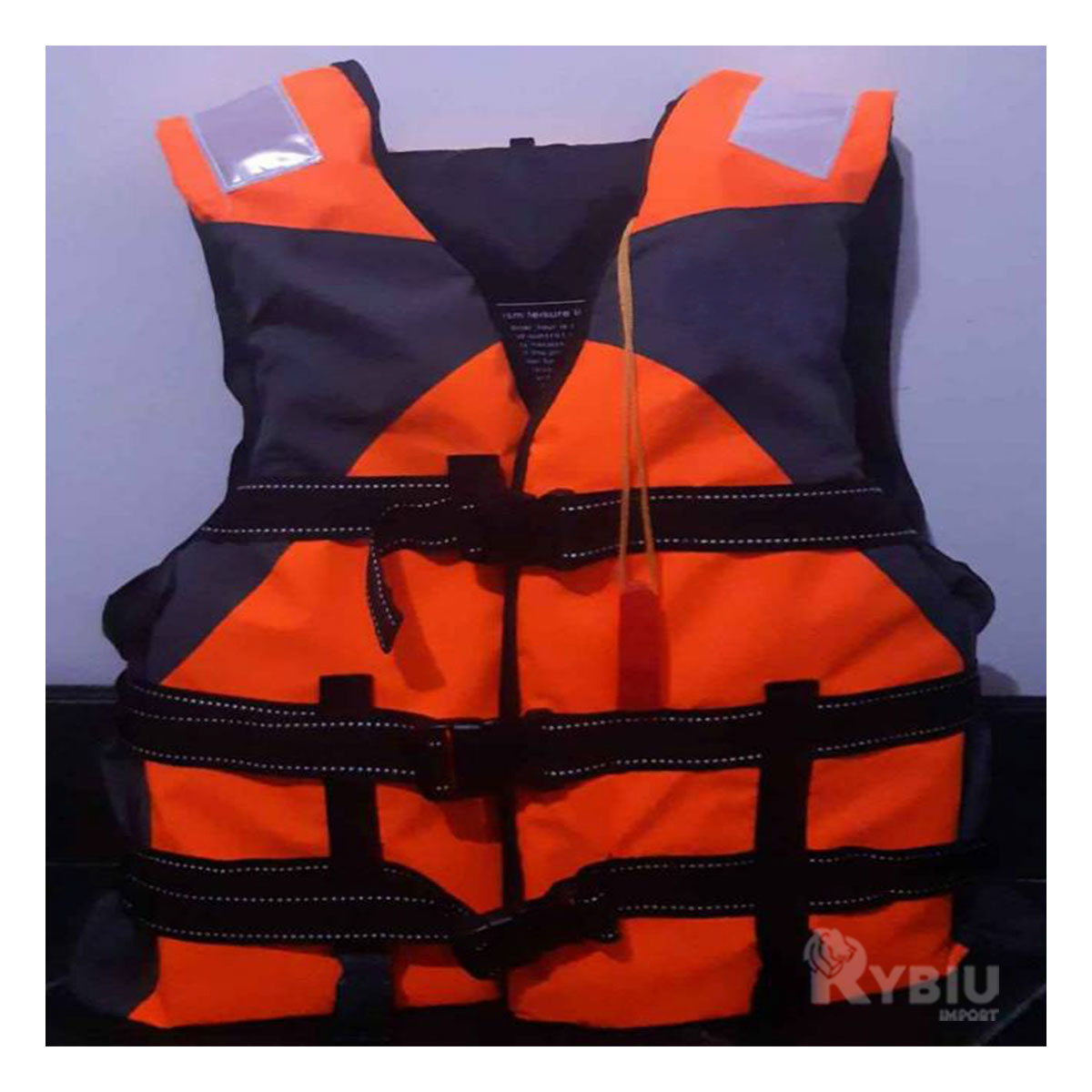 SALVAVIDAS RYBIU MG-L50 NARANJA LIVIANO PISCINA XL + GIFT STICKERS - 2