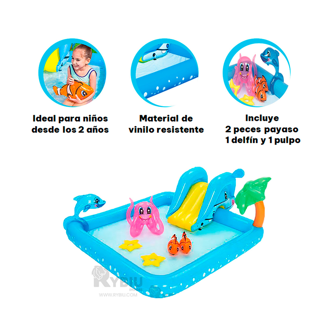 PISCINA RESISTENTE Y COMODA PARA NIÑOS Y+REGALO AGENDITA - 2