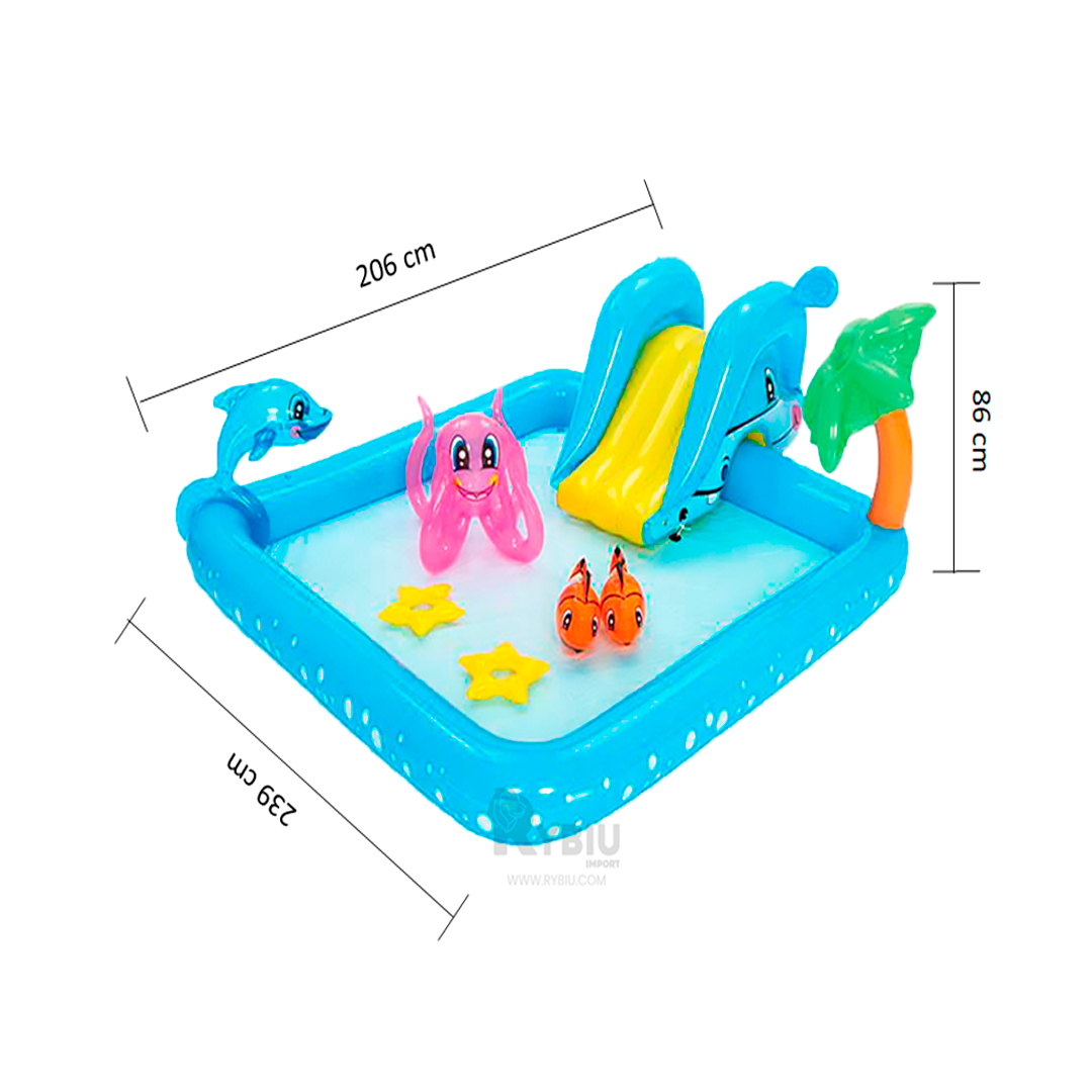 PISCINA LIGERA DE MOVILIZAR PARA EL PATIO Y+GIFT STICKERS - 5