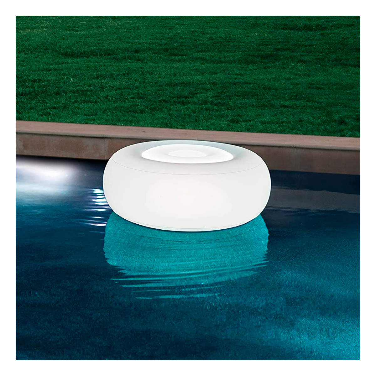 SILLON RYBIU 68697 BLANCO MULTIFUNCIONAL PARA SALA + ENVOLTORIO REGALO - 4