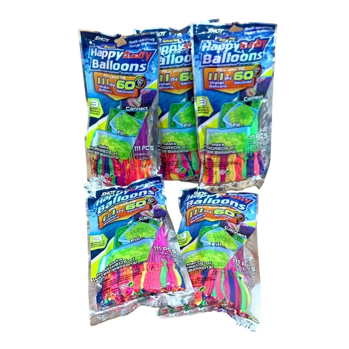 PELOTAS DE AGUA CON LLENADO RAPIDO PARA JUEGOS DE VERANO EN CASA Y+LIGAS REGALO - 3